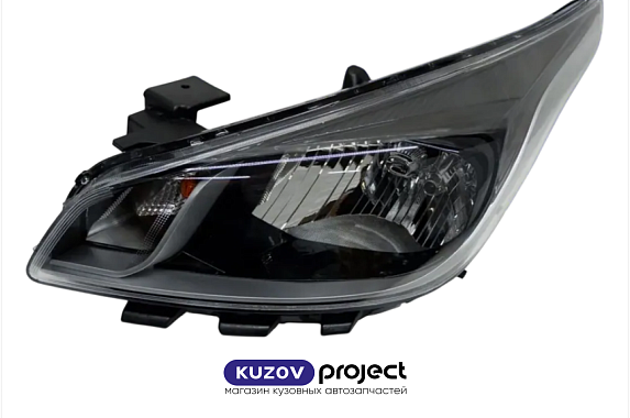 Фара левая с электрокорректором Kia Rio 2017-2020 (Тайвань / DEPO)