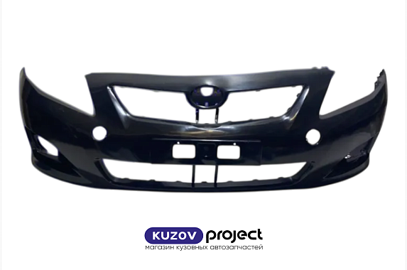 Бампер передний (2 отверстия под крюк) Toyota Corolla 2006-2009 (Тайвань)