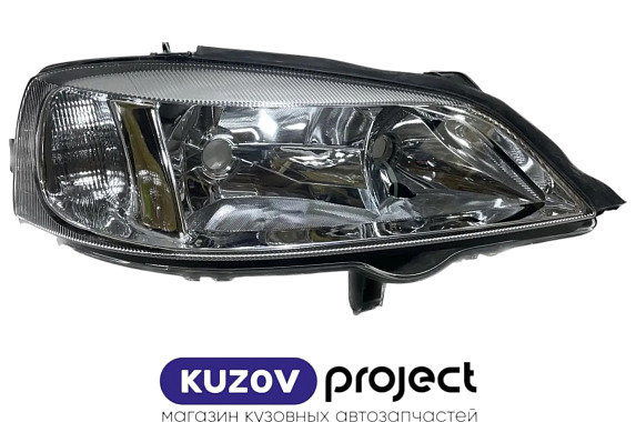 Фара правая под электрокорректор Opel Astra G 1998-2004 (ТYC / Тайвань)