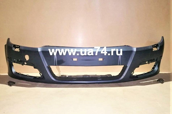 Бампер передний под омыватели Opel Astra (H) 2004-2006 (EuroBump / Турция)