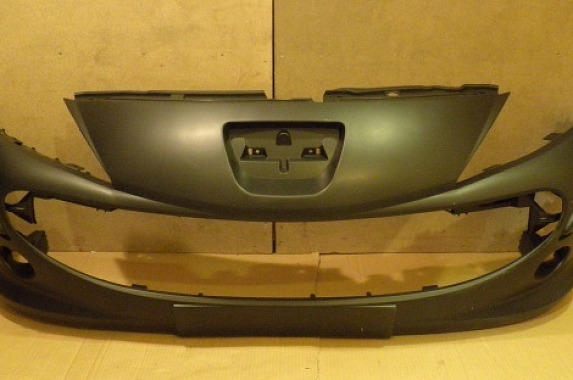 Бампер передний под птф Peugeot 207 2006-2009 (Тайвань)